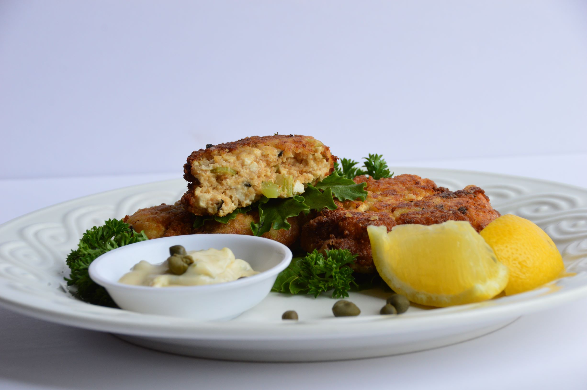 Crab(less) Tofu Cakes