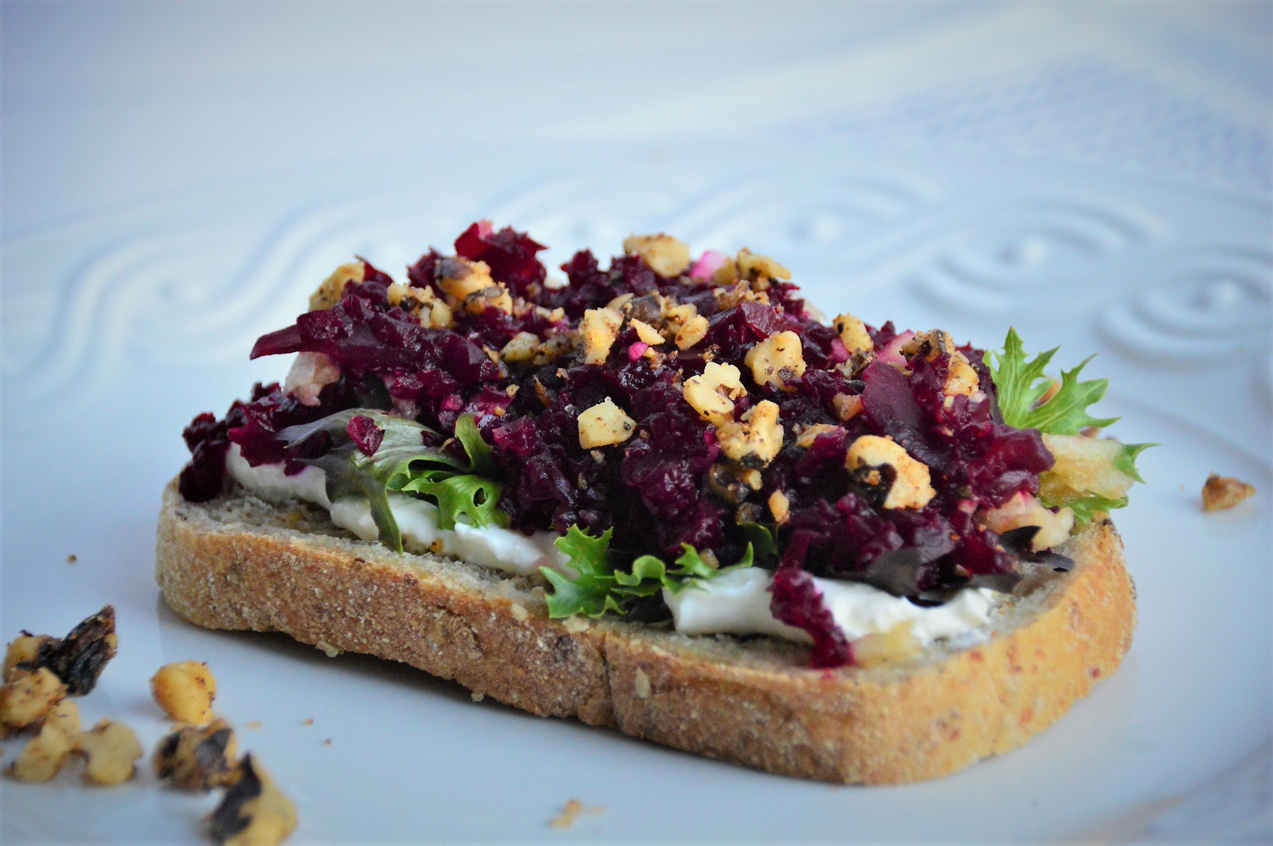 Beet Tartare Toast